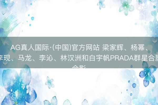 AG真人国际·(中国)官方网站 梁家辉、杨幂、李现、马龙、李沁、林汉洲和白宇帆PRADA群星合影